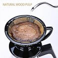 thumbnail image 3 of Nomeni 100pcs Cafe Hand Drip Filter Hand Wooden Paper Coffee Paper Drip Filter Filter Cleaning Supplies, 3 of 9