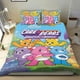 thumbnail image 1 of Ositos Cariñosos Conjunto de sábanas temático, trío de piezas, cómodo y amigable con la piel, diseño único, regalo de decoración para el hogar para familiares, amigos y fans, 90 cm * 190 cm, 1 of 6