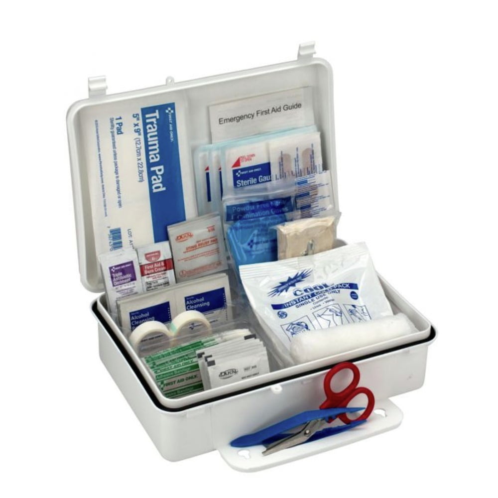 First Aid Only 6082 95-Piece 25 Person OSHA First Aid Kit with Weatherproof Plastic Case
