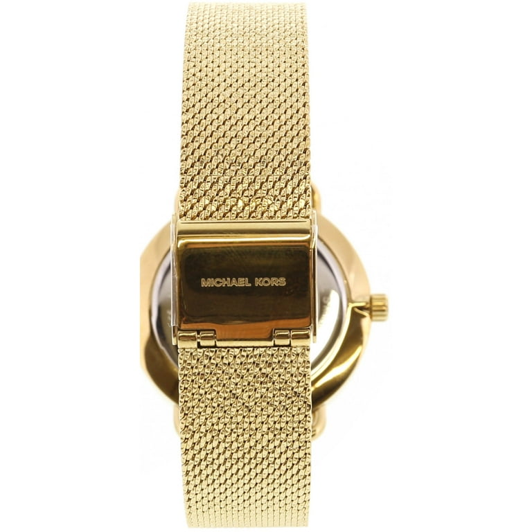 Michael Kors Women's Portia Gold-Tone Mesh Bracelet Watch