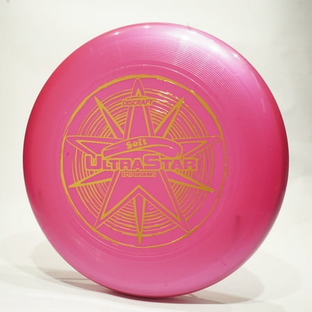 Discraft Soft UltraStar - Flexible, Easy to Catch Frisbee Ultimate Frisbee Sport Flying Disc Pink