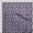 thumbnail image 4 of oneOone Tissu Popeline de Coton Violet Floral Rétro Matériel de Robe Tissu Imprimé Tissu au Mètre 56 Pouces de Large, 4 of 5