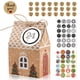 thumbnail image 3 of Bolsas de regalo Decoración navideña Calendario de cuenta regresiva Bolsas de papel Cajas vacías para dulces Aperitivos Galletas Adorno navideño Eigraketly HA008419-00, 3 of 6