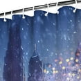thumbnail image 3 of Shower Curtain for Bathroom Christmas Snowflake Shower Curtains Durable Modern Bathroom Curtains Hooks Included,72x72Inch, 3 of 5
