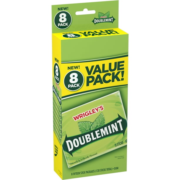 Wrigley's Doublemint Bulk Chewing Gum, 8pk