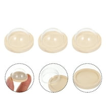 Cake Dome Cover Stand: 3 Sets Miniature Cake Holder Cupcake Serving Platter Dessert Glass Cover with Wooden Tray for DIY Decor