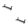 thumbnail image 2 of Cateissary Organizador de baño de estilo moderno - Exquisita artesanía de secado rápido y fácil acceso Acero inoxidable Fácil instalación Negro 2Conjunto, 2 of 6