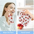 thumbnail image 6 of GZHJMY Strawberry Wash Cloths 6 Pack - 12 x 12 Inch Super Super Soft Washcloths for Your Face and Body - 100% Cotton Absorbent Baby Face Towel, 6 of 7