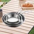 thumbnail image 1 of 3x sartén de acero inoxidable, cacerola de cocina, juego de mango portátil, sartén para carne, antiadherente para cocina de Gas eléctrica, cocina, 1 of 8