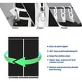thumbnail image 4 of HioHa Portable Closet Organizer with Shoe Rack, 67 Inch Non-Woven Fabric Wardrobe, Heavy Duty Clothes Storage, Easy Assembly for Bedroom, Dorm, Apartment, Black, 4 of 8