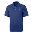 thumbnail image 2 of Men's Cutter & Buck  Blue Atlanta Braves Big & Tall Virtue Eco Pique Recycled Polo, 2 of 3