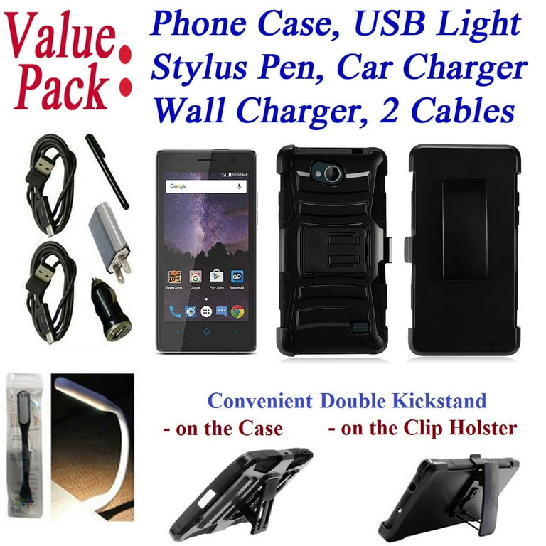 Value Pack Cables Chargers for ZTE Majesty Pro Z799VL