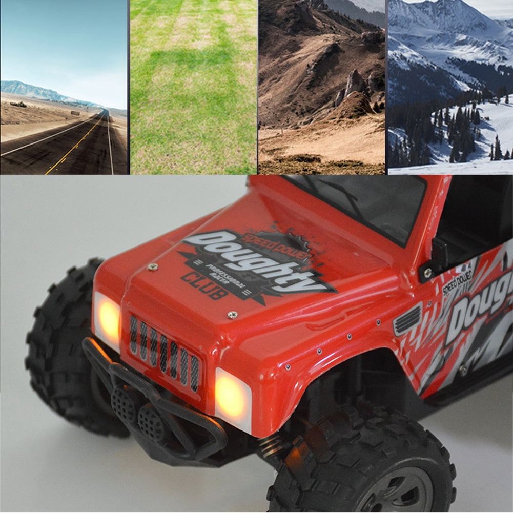CSCHome Rechargeable Remote Control Car,Wireless Remote Control Two-Drive Off-Road Climbing Car Toys for 3+Years Old(Grey)