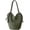 Green, variant on Womens Casual Straw Handbags Woven Shoulder Bag Large Bucket Tote Bag Summer Beach Top Handle Purse with Tassels