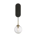 thumbnail image 4 of Fulton 1-Light Wall Sconce in English Bronze and Warm Brass, 4 of 7