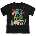 thumbnail image 2 of Rick And Morty Illustrated Logo Kids T Shirt (X-Large) for Youth Toddler Boys and Girls, Black, 2 of 5