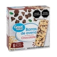 thumbnail image 3 of Barras de avena Great Value con chispas sabor chocolate 6 pzas de 23 g c/u, 3 of 4