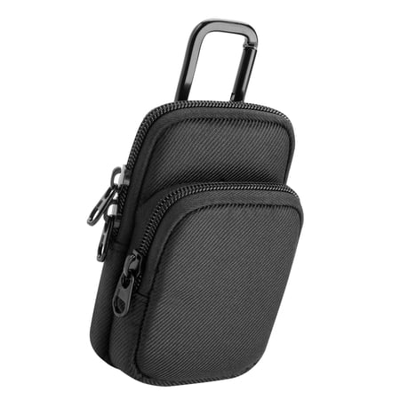 Nylon Organizers Bag Storage Case for Player Cushioned Inside Front Pocket Zippers Closures and Secure Attachment