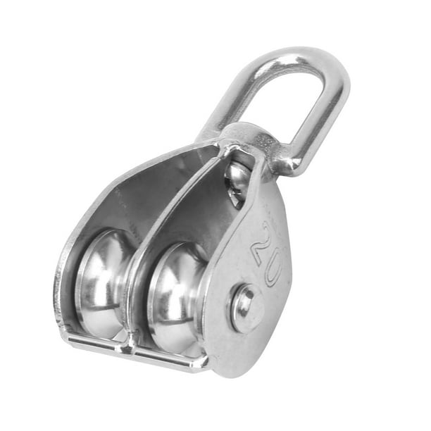 Dom Heerlijk besteden Rust Proof Fixed Pulley, Lifting Pulleys, For 75Kg M20 304 Stainless Steel  Hanging Heavy Objects - Walmart.com