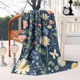 thumbnail image 2 of Pioneer Flower Blanket,Comfortable Soft Flannel Throw Blanket,All Season,Warm Lightweight Blankets for Sofa Bed Couch Living Room Chair,60"x80"(150x200cm), 2 of 4