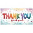 thumbnail image 2 of Appreciation Banner Thank You Colorful Design Gratitude Decoration Thankful Message Fun Theme for Party Celebration Event, 2 of 8