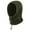 Green, variant on Glisme Winter Hat Unisex Outdoor Polar Thermal Warm Scarf Ear Integrated Plus Velvet Thick Windproof Versatile Headwear Black