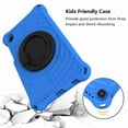 thumbnail image 5 of ELEHOLD Kids Heavy Duty Rugged Shockproof Case Compatible with Galaxy Tab A7 Lite 8.7" 2021, Hard PC Case with Full Body Protection 360 Rotatable Kickstand ,Blue, 5 of 8