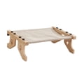 thumbnail image 3 of Percha de Doble Propósito para Ventana de Gato, Estante para Hamaca, Ajustable, Resistente, Duradera, para Gatos de Interior, Lavable, Ahorra Espacio, Gris Sunnimix Percha de ventana de gato, 3 of 8