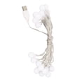 thumbnail image 3 of Luces de cadena de bolas, Luces de cadena de bolas Luces de cadena impermeables Lámpara de cadena de bolas Confiabilidad excepcional, 3 of 8