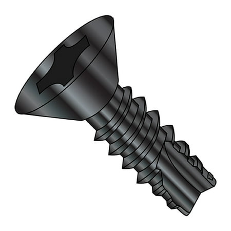 

6-20X1/2 Phillips Flat Thread Cutting Screw Type 25 Fully Threaded Black Oxide and Oil (Pack Qty 10 000) BC-06085PFB