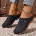 thumbnail image 2 of Duqingm Women'S Loafers Women Shoes Women's Shoes, Slip On Casual Comfort Flat Breathable Soft Mesh Black,9.5, 2 of 7