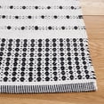 thumbnail image 4 of SAFAVIEH Montauk Nuala Abstract Dots Cotton Area Rug, Black/Ivory, 5' x 8', 4 of 9