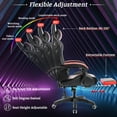 thumbnail image 5 of Hoffree Gaming Chair with Speakers Video Game Chair Bluetooth  Music Heavy Duty Ergonomic Computer Office Desk Chair for Adults, 5 of 8