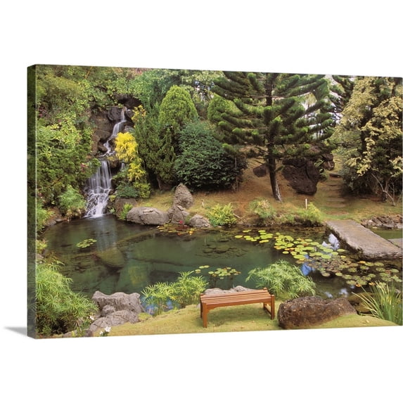 Great BIG Canvas | "Hawaii, Kauai, Kilauea, Na Aina Kai Botanical Garden" Canvas Wall Art - 48x32