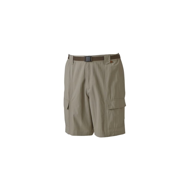 Pantalones cortos casuales Pacific Trail para caminar con cinturón color beige pequeño