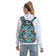 thumbnail image 5 of Yiaed Colorful Fishing Baits Print Lightweight Backpack Travel Backpacks Hiking Daypack for Women Men, 5 of 5
