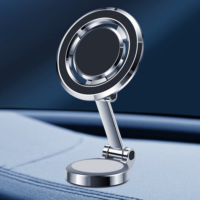 Soporte de teléfono magnético para automóvil Soporte de teléfono GPS ajustable para iPhone 14 (Plata) Sywqhk Para estrenar