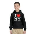 thumbnail image 2 of I Love New York Youth Hoodie Black SM, 2 of 2
