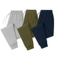 thumbnail image 4 of BenBen Men's Sweatpants 3-Pack – Soft Athletic Jogger Pants for Workout & Lounge | Runs Small, 4 of 9