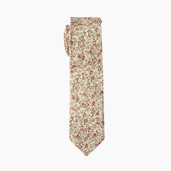 Quartz Floral Men's Skinny Necktie