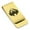 Gold, variant on Stainless Steel Fire Element Classic Slim Money Clip Credit Card Holder
