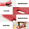 thumbnail image 3 of Costway 84''L Portable Massage Table Adjustable Facial Spa Bed Tattoo w/ Carry Case Red, 3 of 10