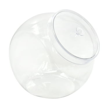 80oz Plastic Container with Lid, Clear, Food Storage, 1 Count, Way to Celebrate