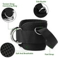 thumbnail image 3 of Adjustable Wrist Ankle Cuffs D Ring Pulley Lifting Straps Gym Cable Attachments, 3 of 8
