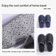 thumbnail image 4 of 6 pares de pantuflas de fieltro polar, portátiles, lavables, desechables, antideslizantes, para el hogar, para huéspedes de spa, hoteles, viajes, 4 of 7