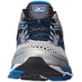 thumbnail image 2 of Mizuno Men's Wave Creation 17 Running Shoe, Silver/Directoire Blue, 9.5 D US, 2 of 4