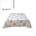 thumbnail image 3 of Polyester Flat Bed Sheet with Floral Pattern, Multicolor, Breathable Comfortable Double or Single, 230x250 cm, 1 Piece, Easy Care, 3 of 6