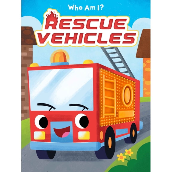 Who Am I? Rescue Vehicles - Silicone Touch and Feel Book