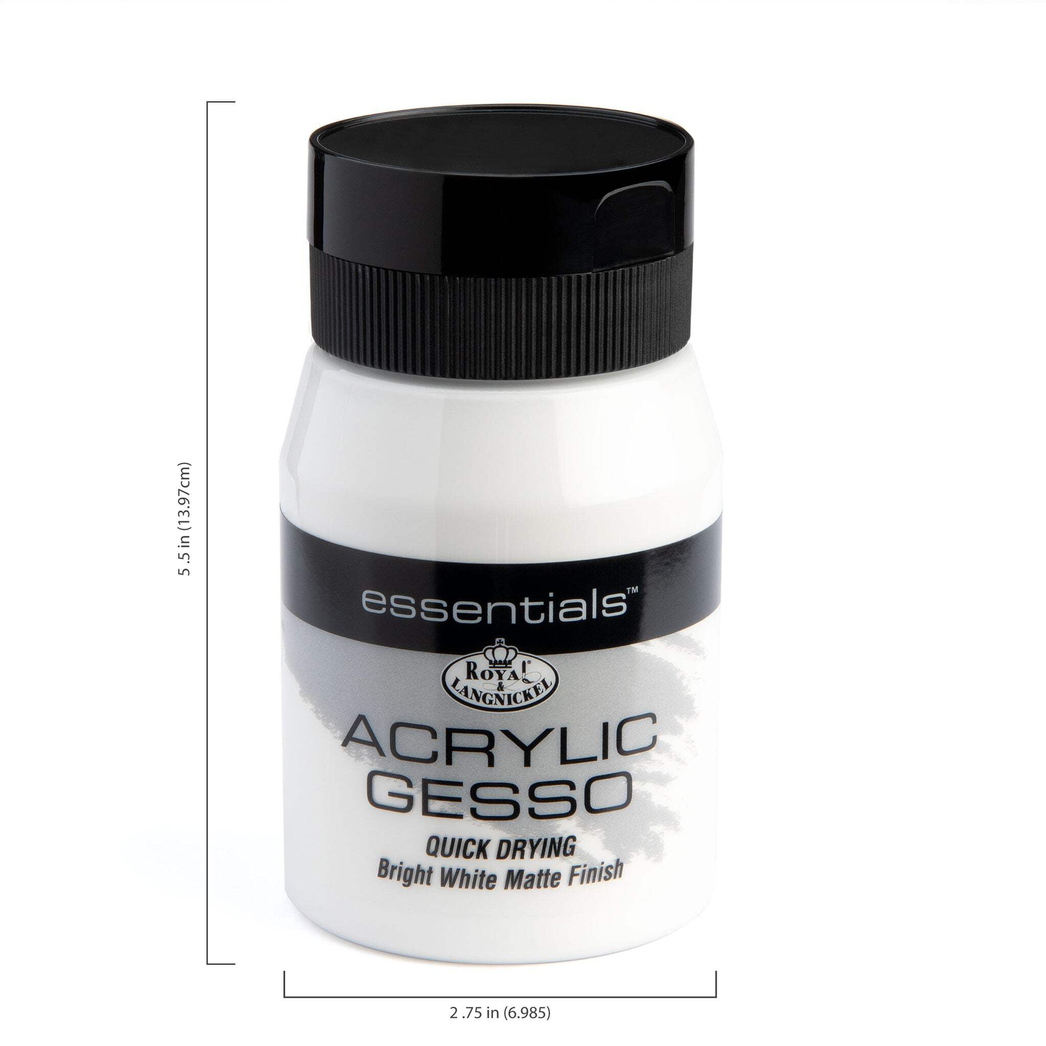 (2 pack) Royal & Langnickel Essentials 500ml Gesso Acrylic Paint Medium