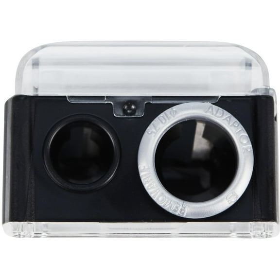 Maybelline Expert Tools Dual Sharpener,White, 1 Kit